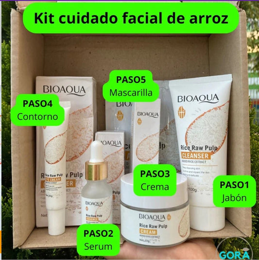 KID ACLARANTE  Combo Completo De Arroz "5 En 1 "