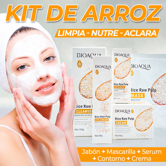 KID ACLARANTE  Combo Completo De Arroz "5 En 1 "